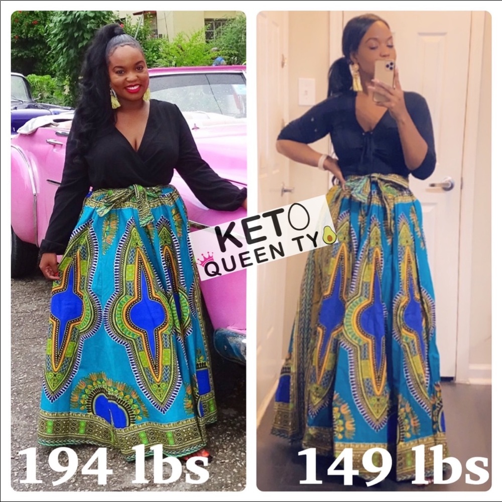 African Print Skirt